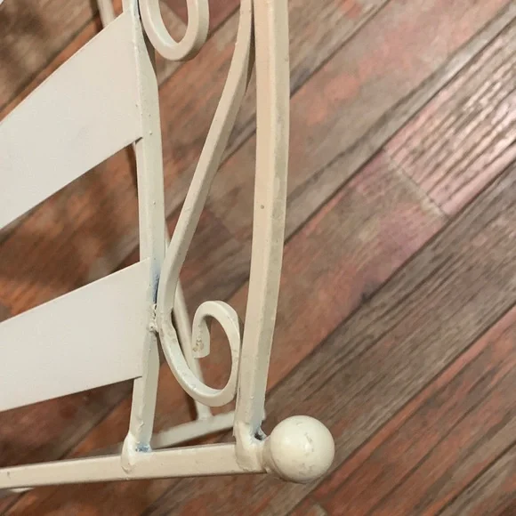 Folding Magazine Rack Cast Iron - Picture 5 of 5